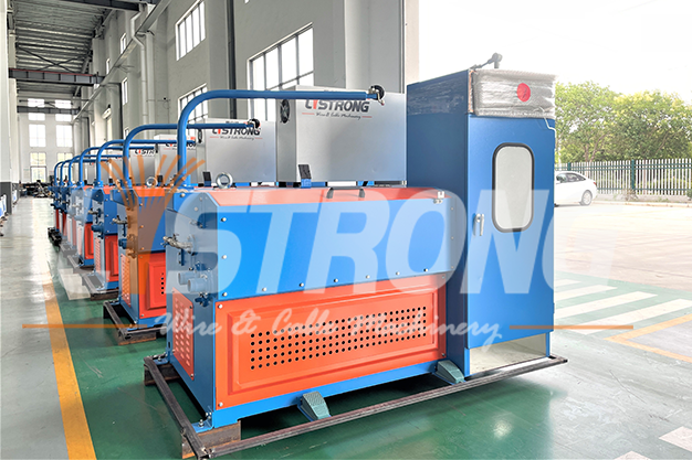 Some details of Stainless steel fine wire drawing machine